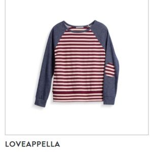 Stitch Fix Loveappella Elbow Patch Knit Top